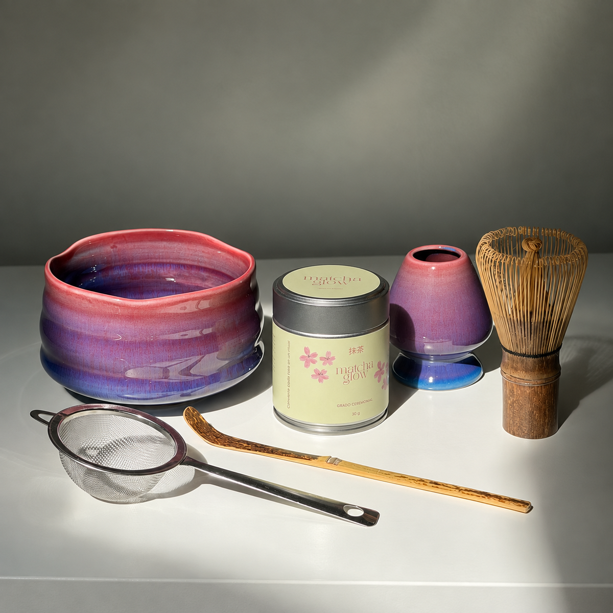 Set de Iniciación MatchaGlow + Matcha Grado Ceremonial (30g)