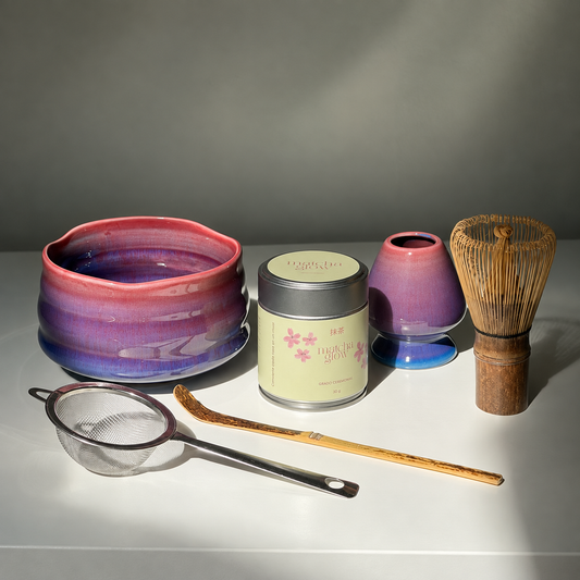 Set de Iniciación MatchaGlow + Matcha Grado Ceremonial (30g)